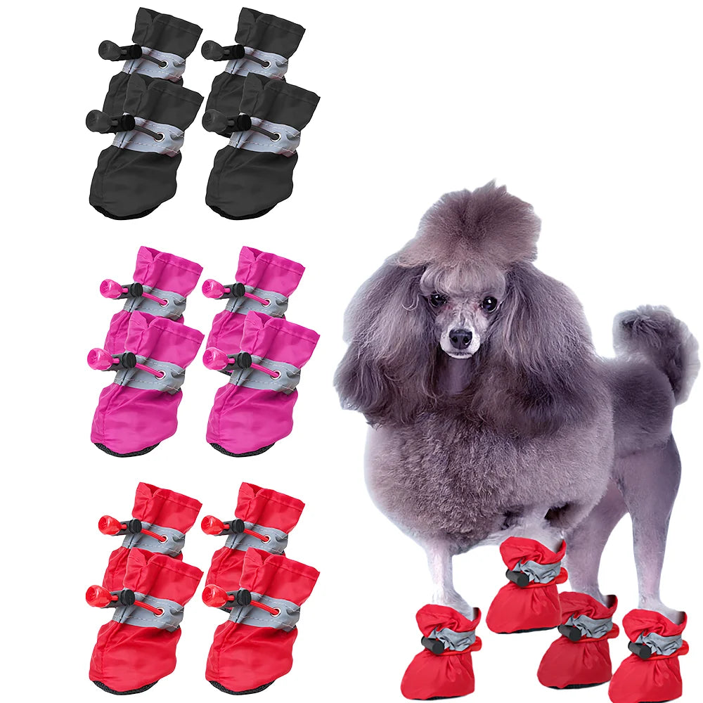 Waterproof Reflective Dog Shoes