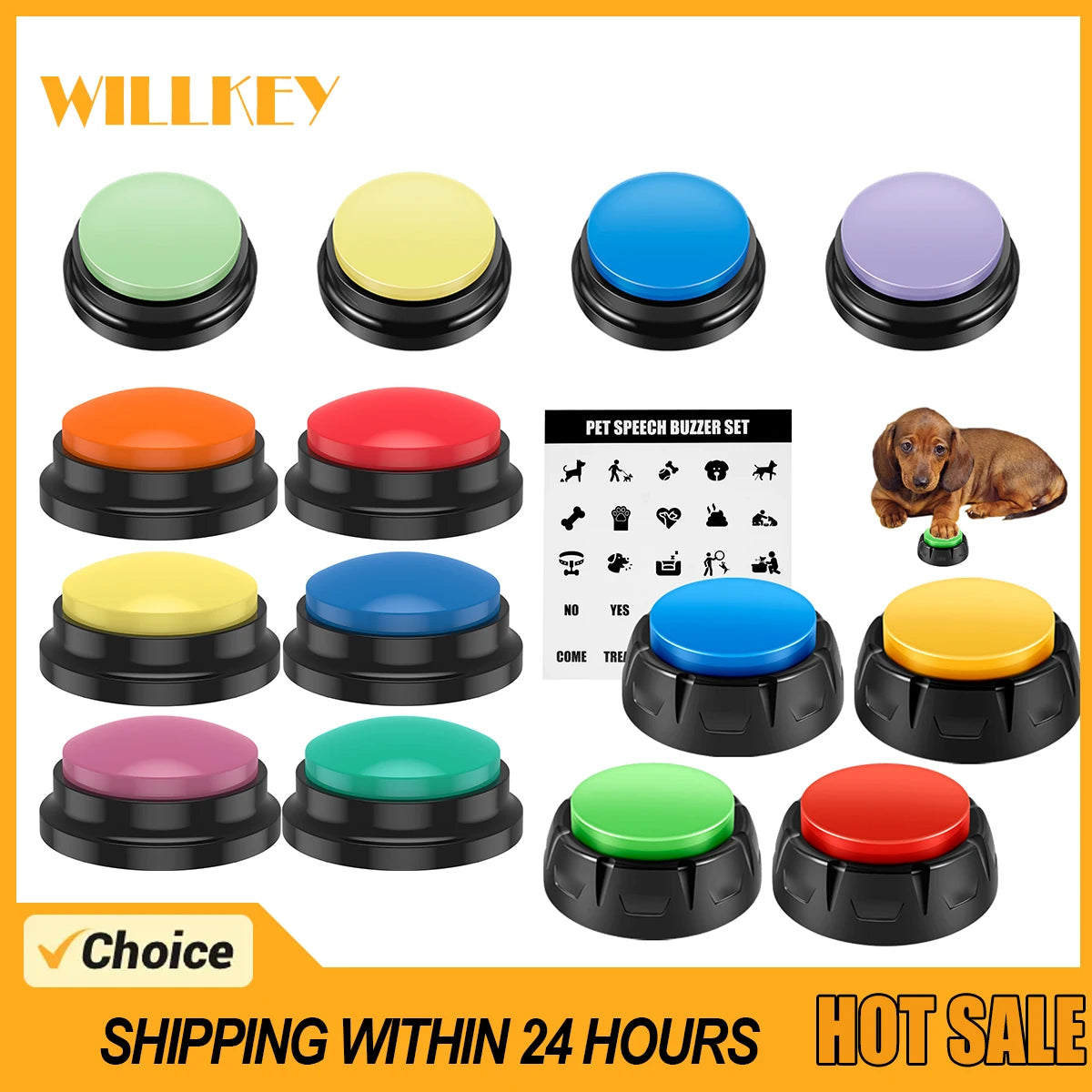 Talking Dog Training Buttons