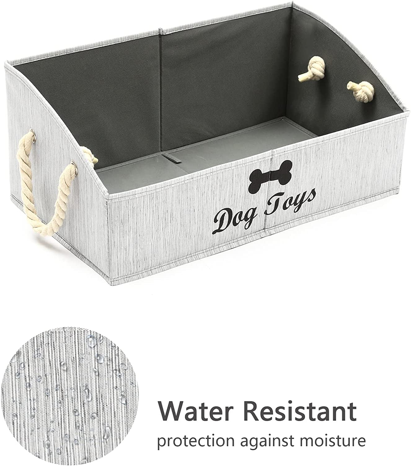 Foldable Dog Toy Storage Bin