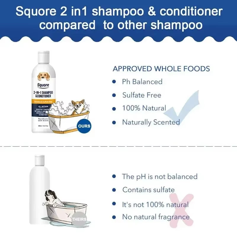 2-in-1 Pet Shampoo & Conditioner