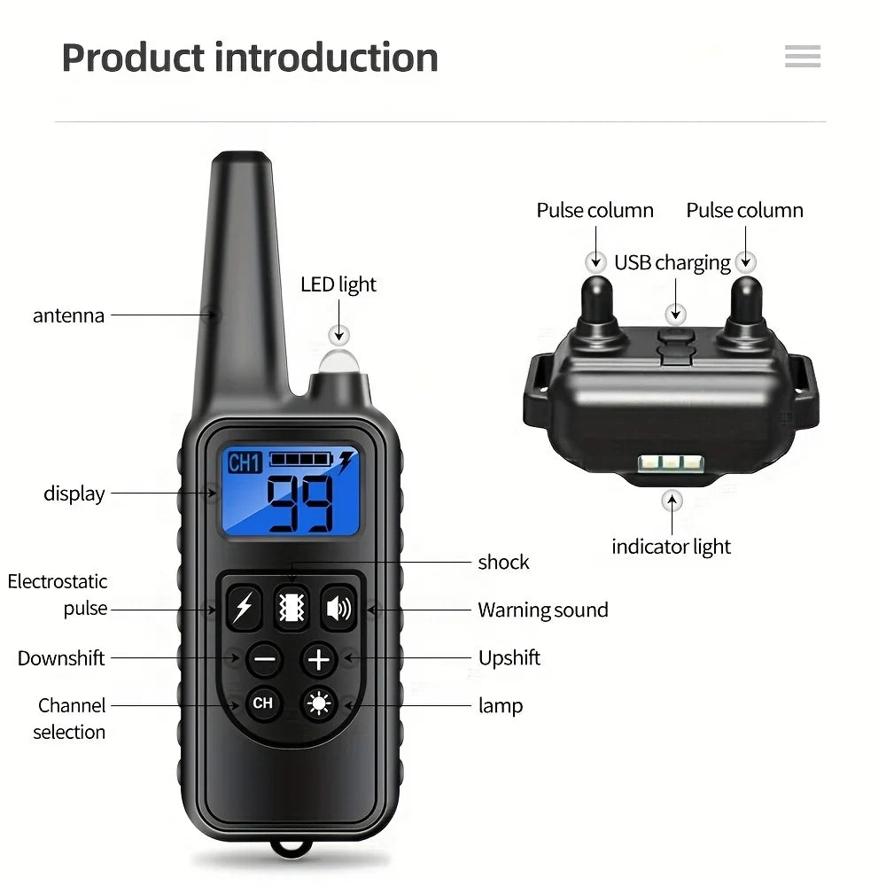 Dog Shock Collar with Remote