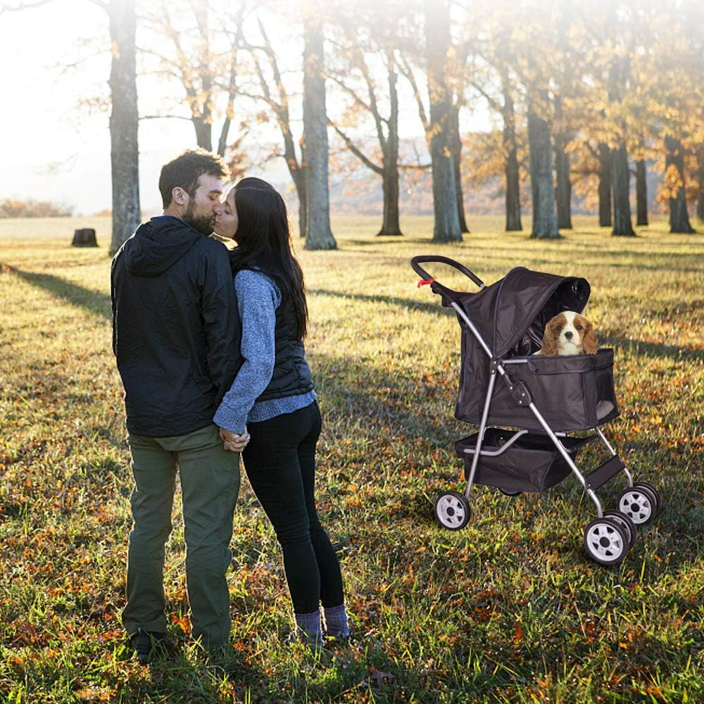 4-Wheel Pet Stroller Carrier