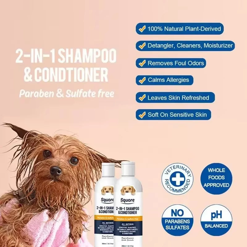 2-in-1 Pet Shampoo & Conditioner