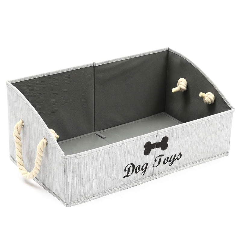 Foldable Dog Toy Storage Bin