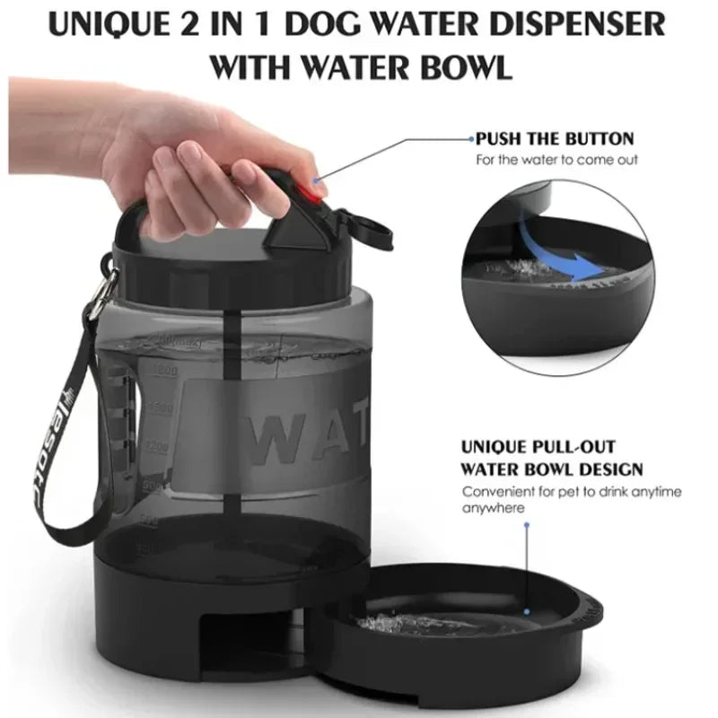Large Capacity Dog Water Bottle