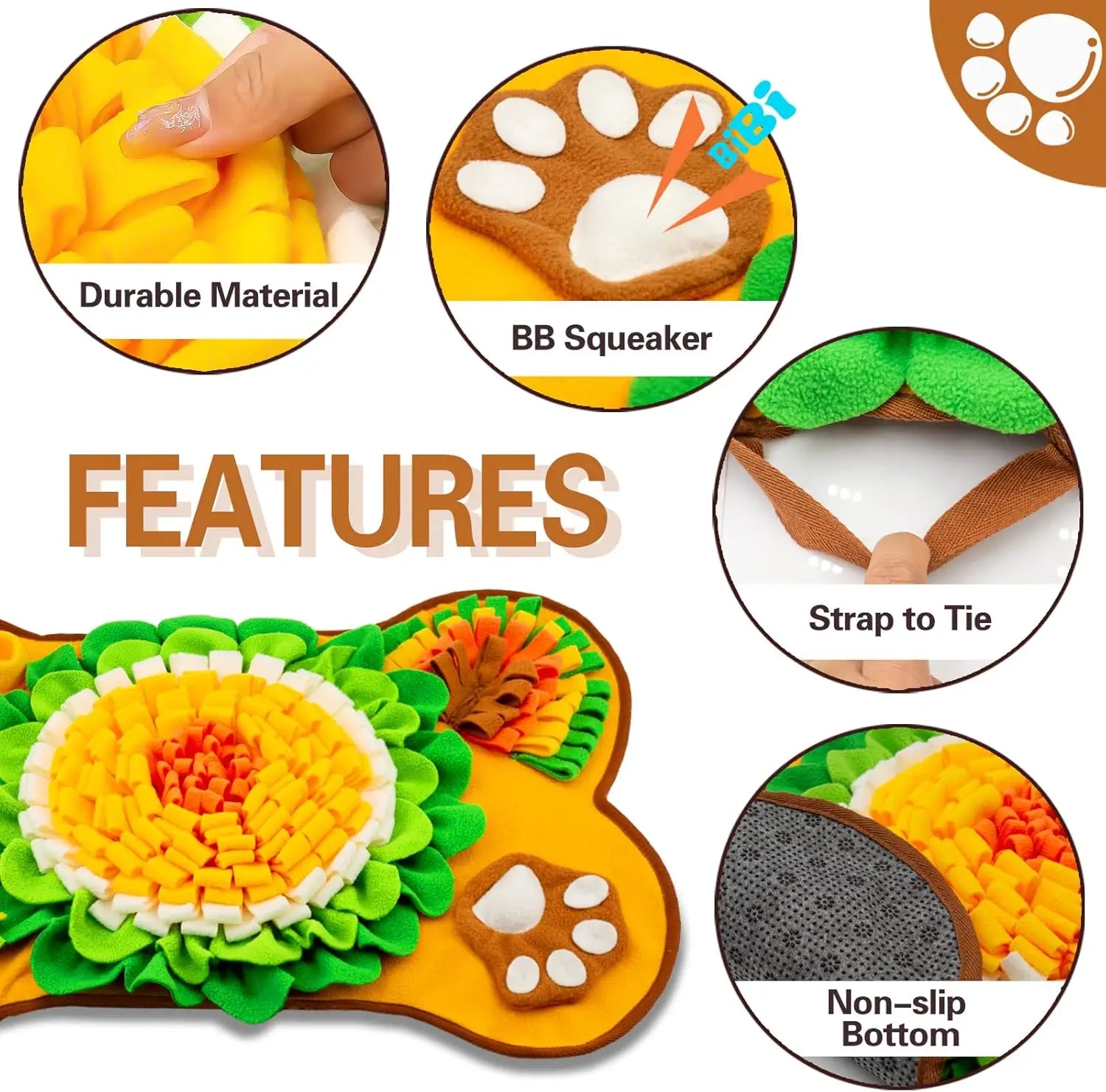 Dog Snuffle Feeding Mat