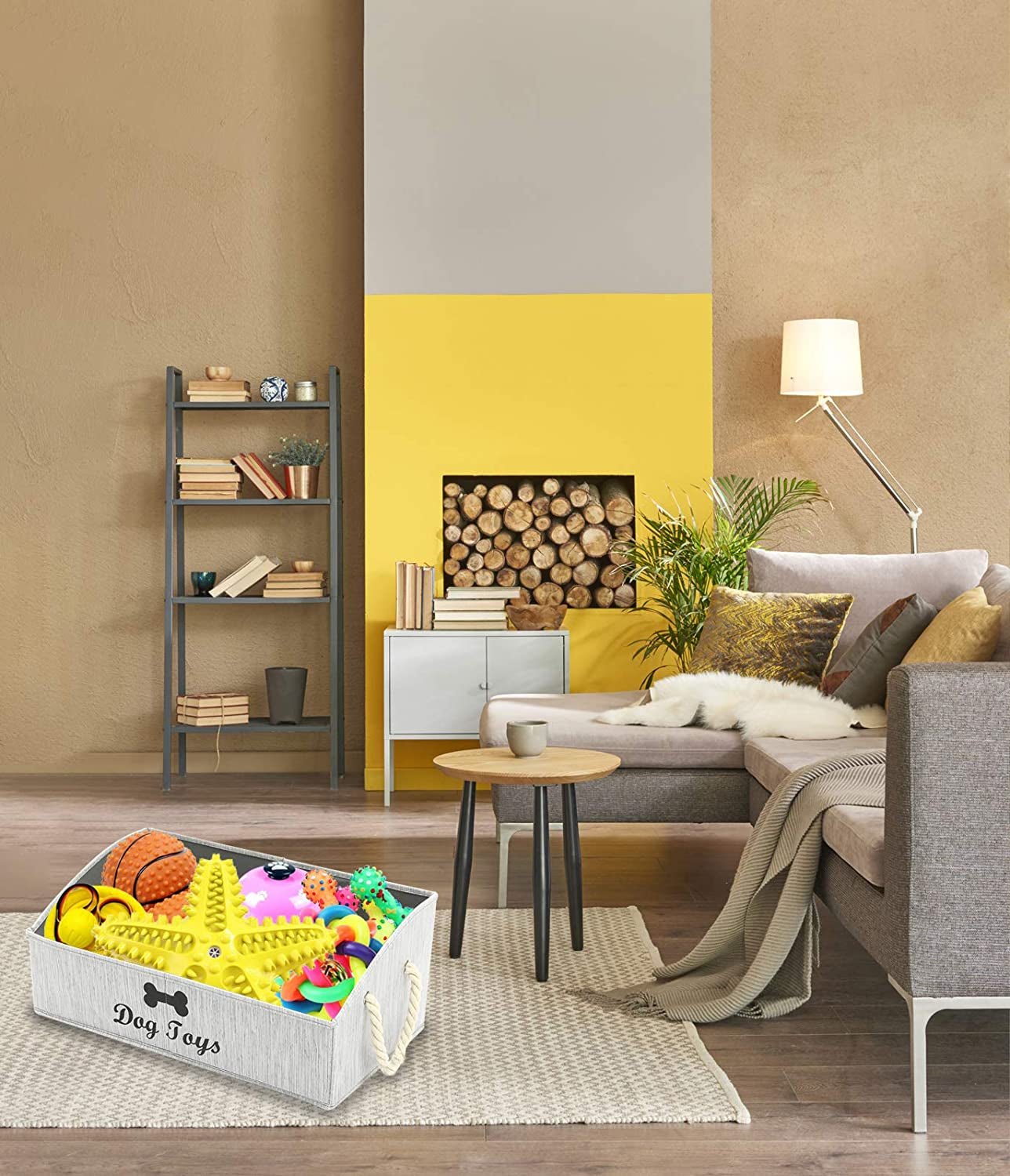 Foldable Dog Toy Storage Bin