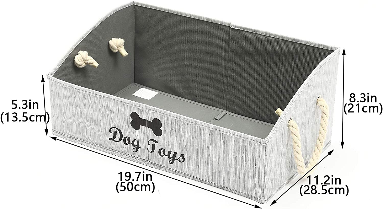 Foldable Dog Toy Storage Bin
