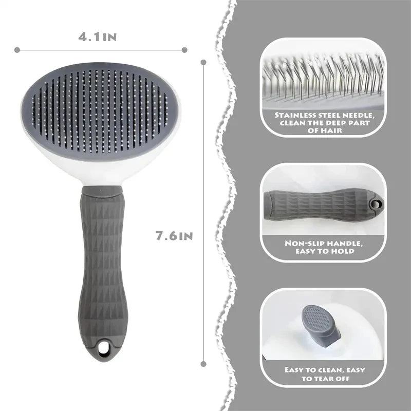 Self-Cleaning Pet Brush Comb