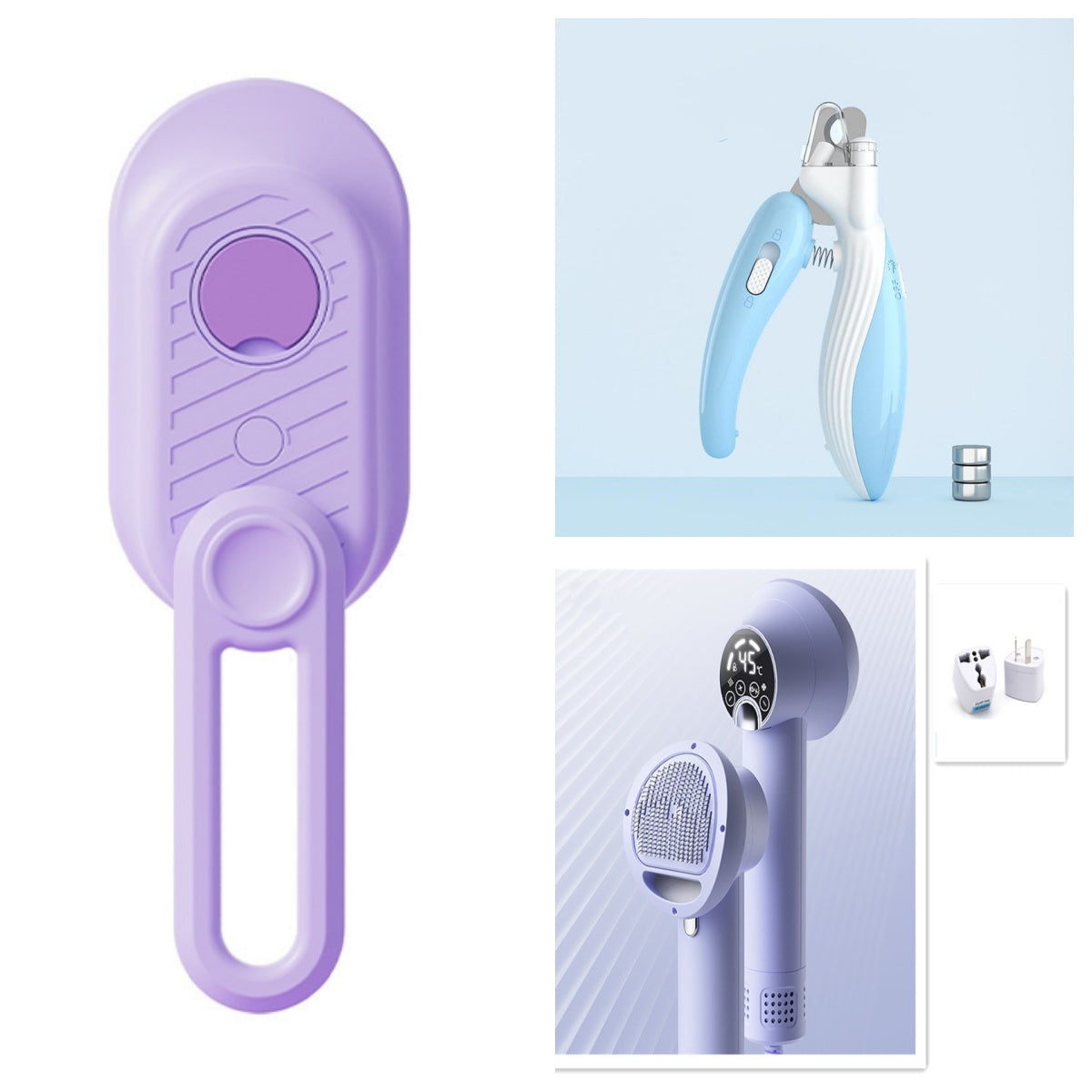 LED Pet Nail Grinder Clippers