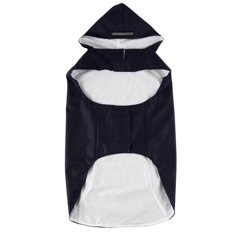 Dog Raincoat Waterproof Hoodie Jacket 